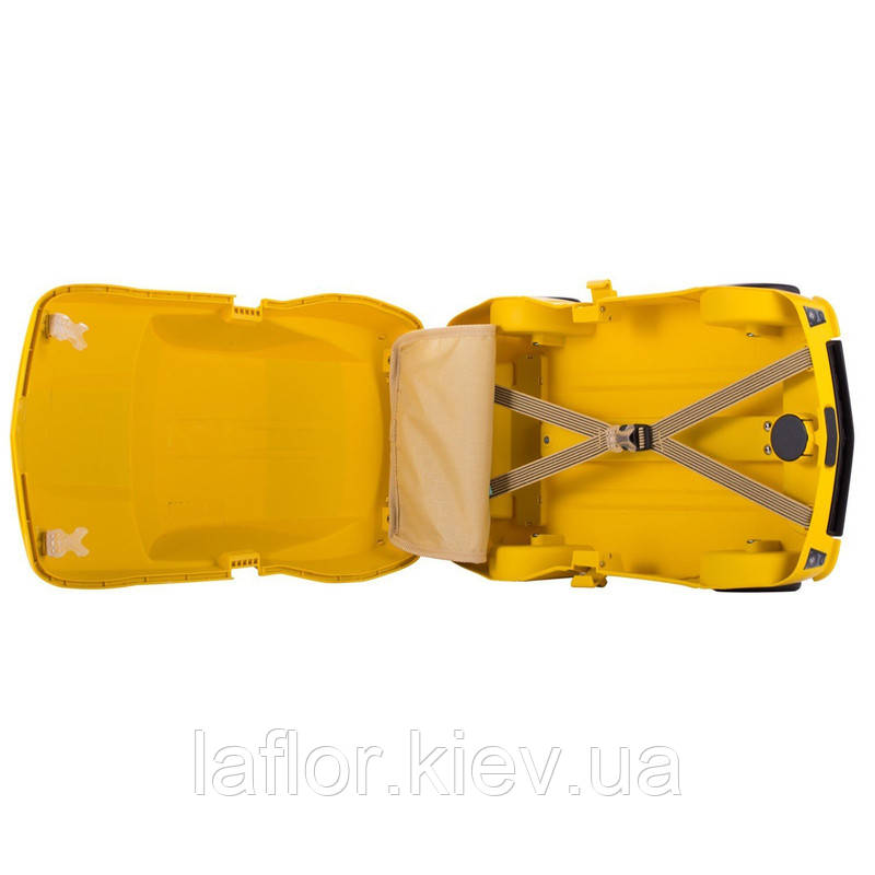Чемодан детский Hauptstadtkoffer Kinder Car желтый - фото 3 - id-p584725014