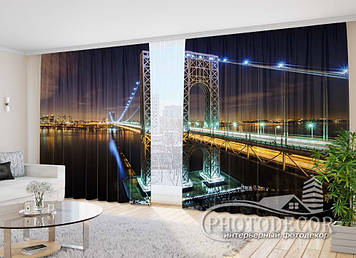 Фото Штори "Міст Дж. Вашингтона" - Будь-який розмір, читаємо опис!