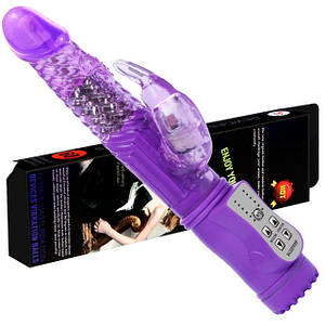 Фаллоімітатор Кролик Jack Rabbit вібратор подвійний з обертовою головкою для клітора