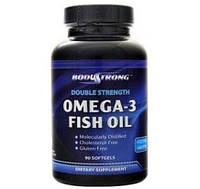 Омега-3 рыбий жир BodyStrong Omega-3 Fish Oil (Double Strength) 180 капс.