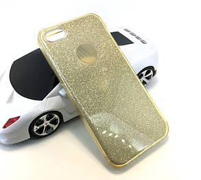 Чохол для iPhone 5 5s se накладка на бампер протиударний glitter, фото 1