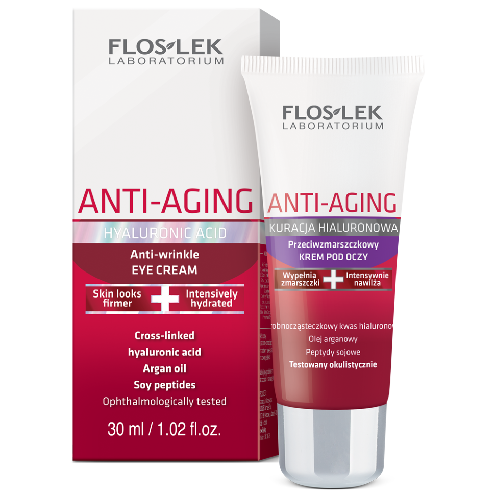 Крем для области вокруг глаз против морщин 35+ с гиалуроновой кислотой 30мл 3909004, фото 1