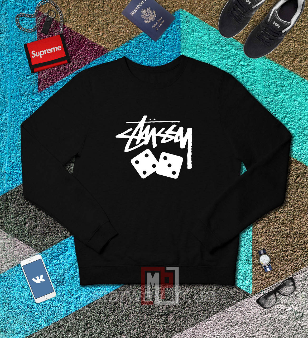 Світшот Stussy logo | стильна Кофта