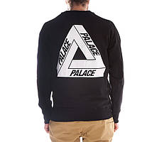 Чорний світшот palace | стильна кофта