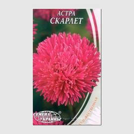 Насіння Квіти Айстра Скарлет 0,3 г 212900 Насіння України, фото 1