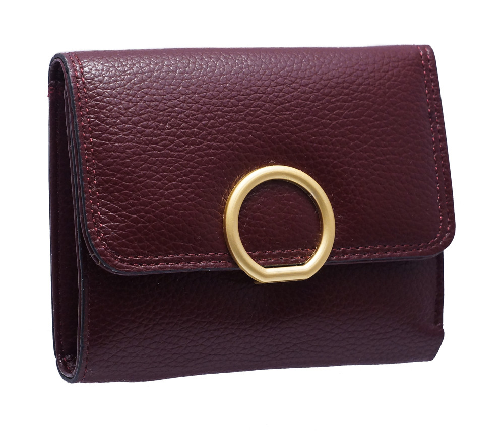 Компактне жіноче портмоне W8900B burgundy