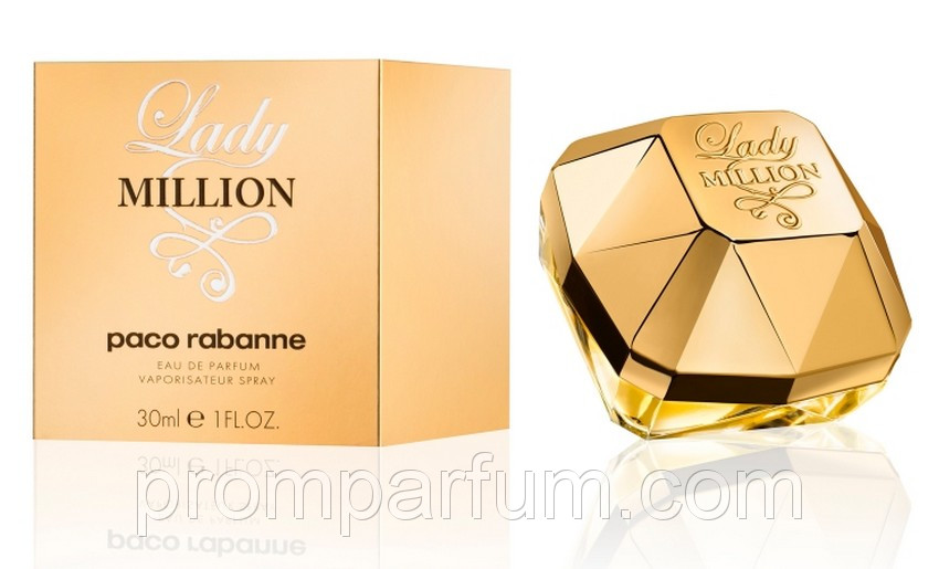 Оригінальна жіноча парфумована вода Lady Million Eau de Toilette Paco Rabanne, 30ml NNR ORGIN /5-33