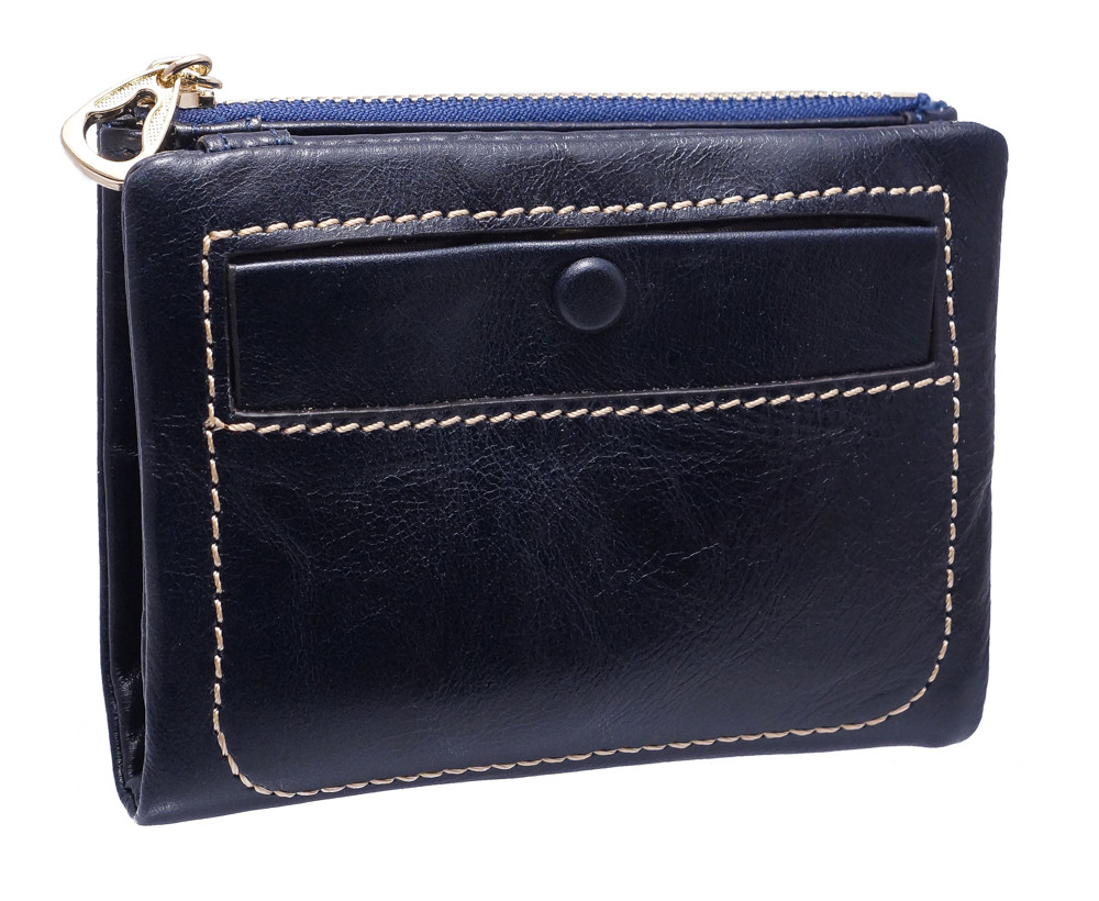 Шкіряне жіноче портмоне 8508 blue