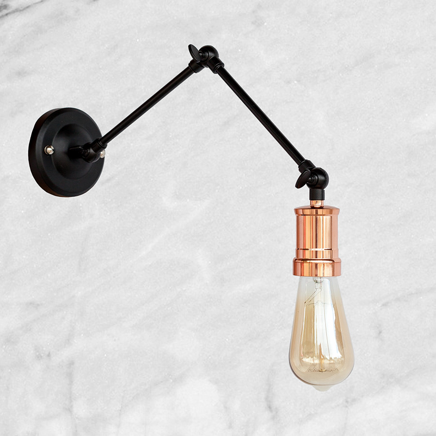 Бра кольору рожеве золото "Industrial Retro" (52-WZ2006)