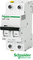 Автоматичний вимикач IC60N C 2p 20A ТМ "Schneider Electric"