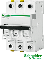 Автоматический выключатель IC60N C 3p 50A ТМ "Schneider Electric"