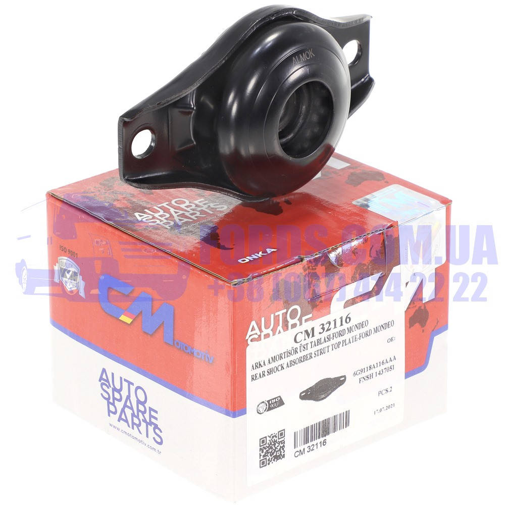 

Опора амортизатора заднего FORD MONDEO/S-MAX/GALAXY 2007-2014 (1437051/6G9118A116AAA/32116) ONKA