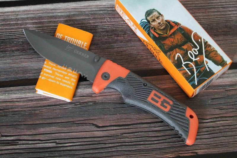 

СКЛАДНОЙ НОЖ GERBER BEAR GRYLLS SCOUT, СЕРРЕЙТОРНОЕ, Оранжевый