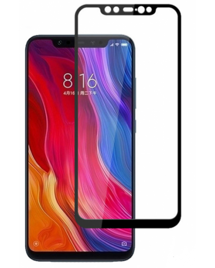 

Защитное стекло для Xiaomi Redmi Note 6 Pro черное 5D, Черный