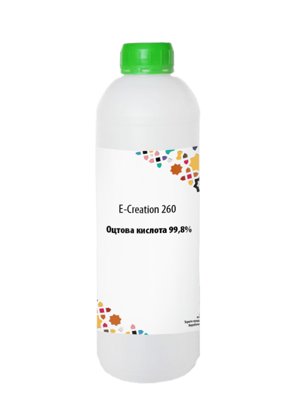 

Уксусная кислота 99,8% Овощная консервация E-Creation 260 1 л