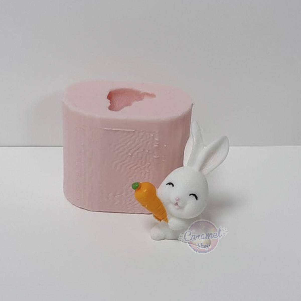

Силиконовый молд для мастики и шоколада Кролик маленький 3D, 3Д