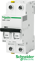 Автоматичний вимикач IC60N У 2p 32A ТМ "Schneider Electric"