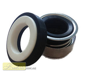Сальник для насосів 15 мм із керамічним торцевим ущільненням (фібра) 30 мм, фото 2