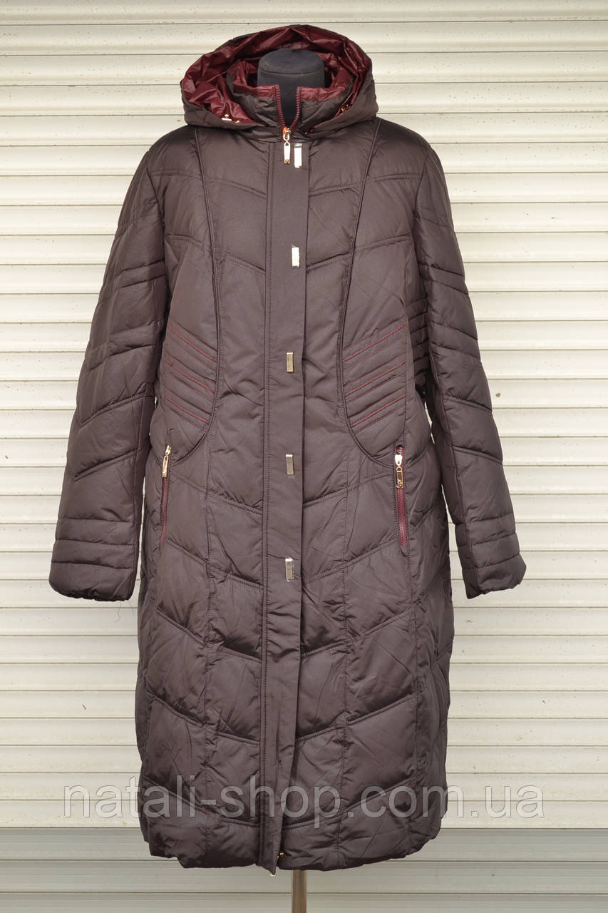 Пальто пуховик Mishele 54 розмір, фото 1