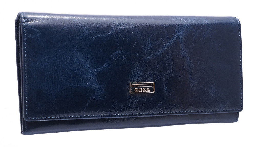 Шкіряний жіночий гаманець 20163 blue