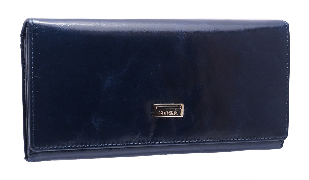 Шкіряний жіночий гаманець 20165 blue