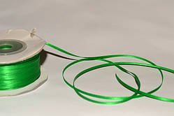 Атласна стрічка ширина 2,5 мм кв.Emerald