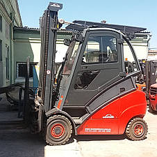 Складаний німецький навантажувач 3,5 тонни Linde H35Т б/у, фото 2