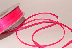 Стрічка атлас ширина 3,2 мм, цв.Fuchsia