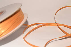 Стрічка атлас ширина 3,2 мм, цв.Old Gold