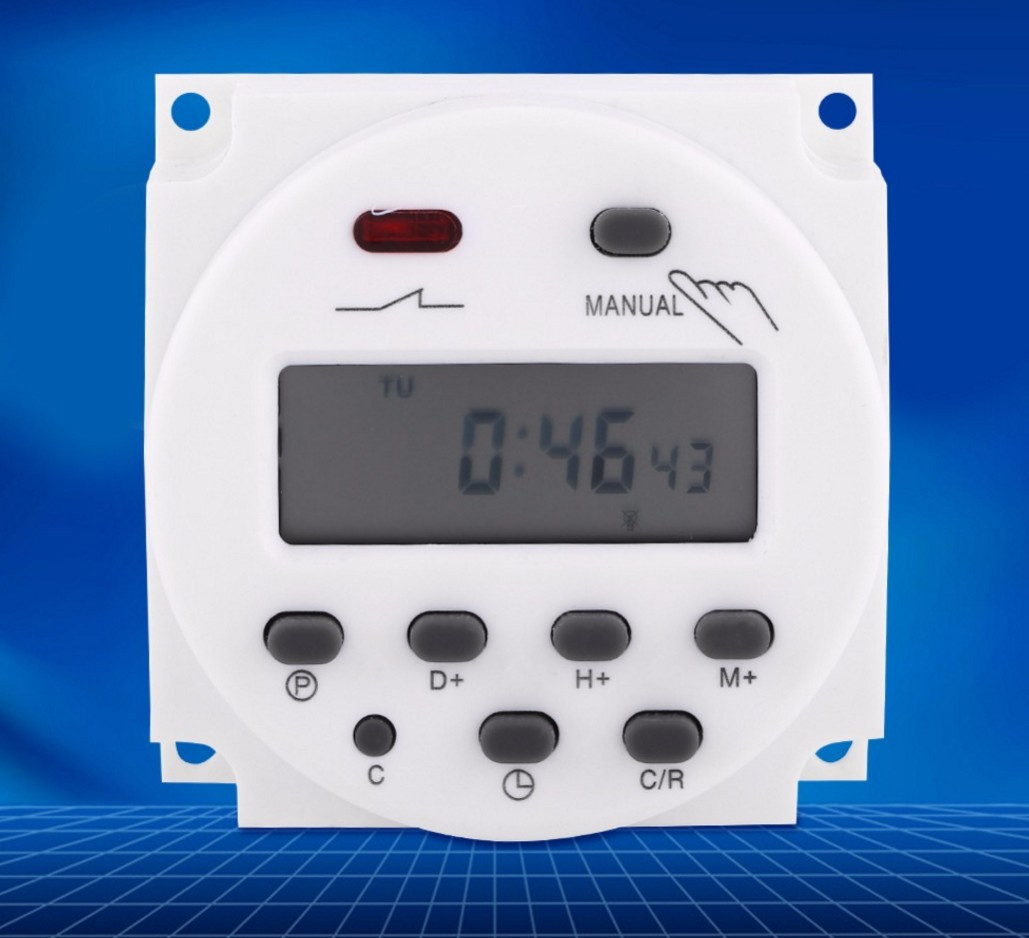 Програмируемое реле часу CN101A 220 В навантаження до 16 А, фото 1