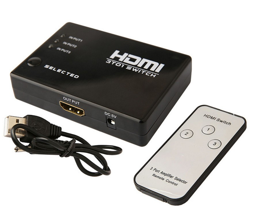 HDMI Switch з ДУ на 3 порту: продаж, ціна в Києві.  Шнури, перехідники від & quot; інтернет-магазин «Multitex» (мінімальне замовлення 500 гр) & quot;  - 585264963