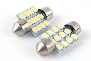 Автолампи світлодіодна C5W 31mm-12SMD-3528