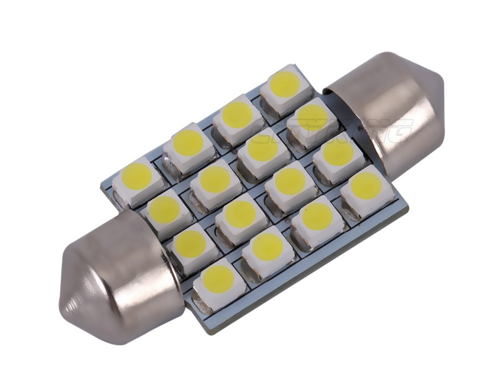 Автолампи світлодіодна C5W 36mm-16SMD-3528
