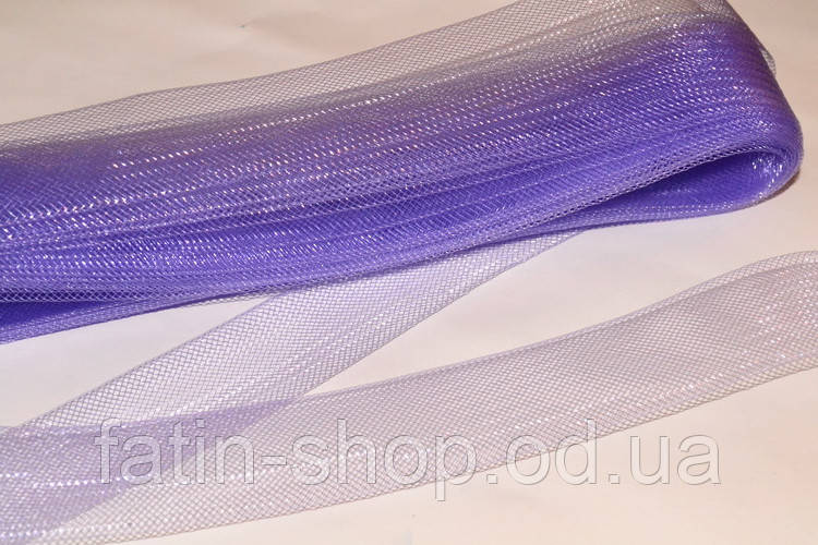 Крінолін - Crinoline - Стрічка для виготовлення бантів, капелюхів кол.Purple