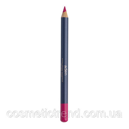 Олівець для губ водостійкий дерев'яний Lipliner Pinky #48 (яскраво-рожевий) Aden Cosmetics, фото 1