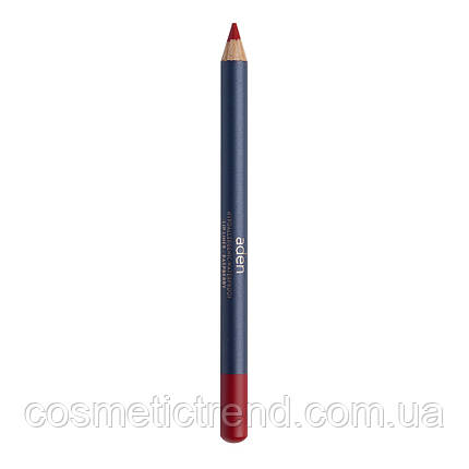 Олівець для губ водостійкий дерев'яний Lipliner Raspberry #49 (малиновий) Aden Cosmetics, фото 1