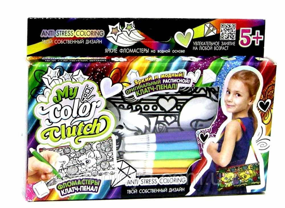 My Color Clutch клатч-пенал-розмальовка Котики (CCL-02-05)