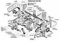 Кронштейн ПР 07.00.200. Запчастини до прес-підбірників ПРФ