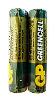 Батарейки GP Greencell Extra Heavy Duty (сольові) R03 ААА - 1 упаковка (2 шт.)