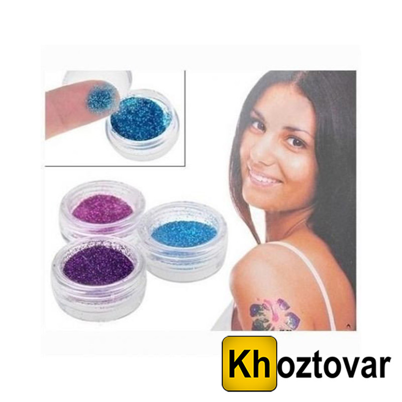 Блеск татуировки Shimmer Glitter Tattoos - фото 2 - id-p243843400