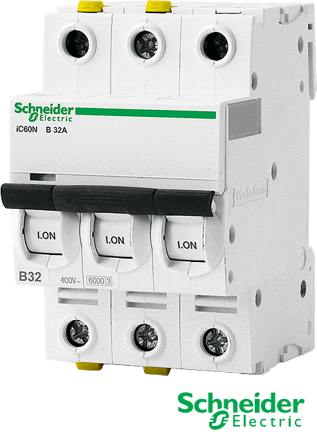 Автоматичний вимикач IC60N В 3p 32A ТМ "Schneider Electric"