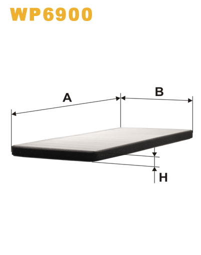 Фільтр салону WIX WP6900 (K1031)