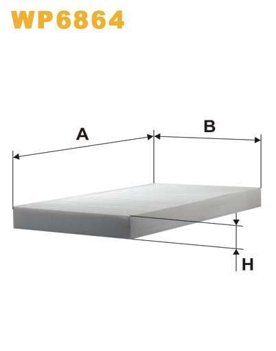 Фільтр салонний WIX WP6864 (K1032)