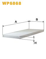 Фільтр салону WIX WP6868 (K1034)