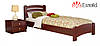 Односпальне ліжко Estella Венеція Люкс (Бук), фото 4