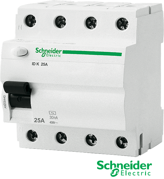 Пристрій захисного відключення IDK 4р. 25А АС 30 Schneider Electric(УЗО)