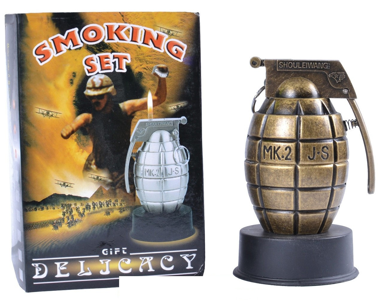 Попільниця + запальничка Граната Smoking Set