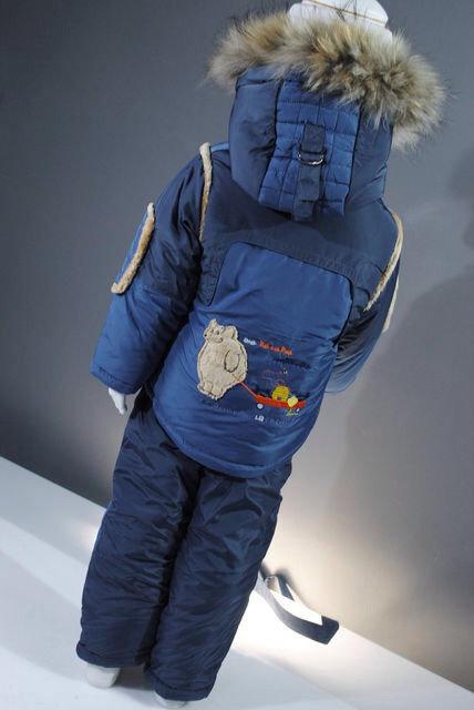 Зимний костюм комбинезон на мальчика KIKQ от 1 до 4 лет 86,92,98,105 см - фото 3 - id-p585457078
