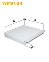 Фільтр салону WIX WP9104 (K1060)