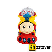 Игрушка инерционная для детей от 3 лет "Паровозик светящийся со звуком" Yijun Light Train YJ388-4